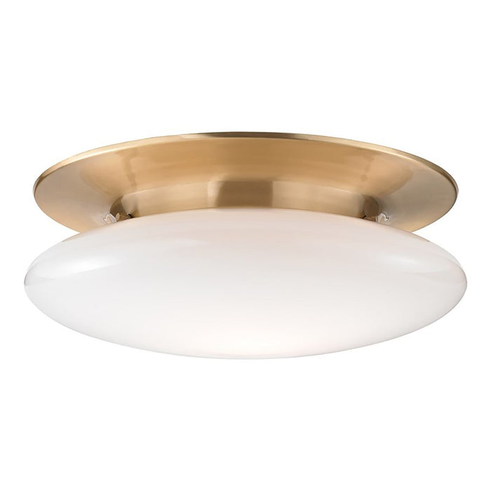 Irvington LED Flush Mount Ceiling Light Large/Satin Brass.