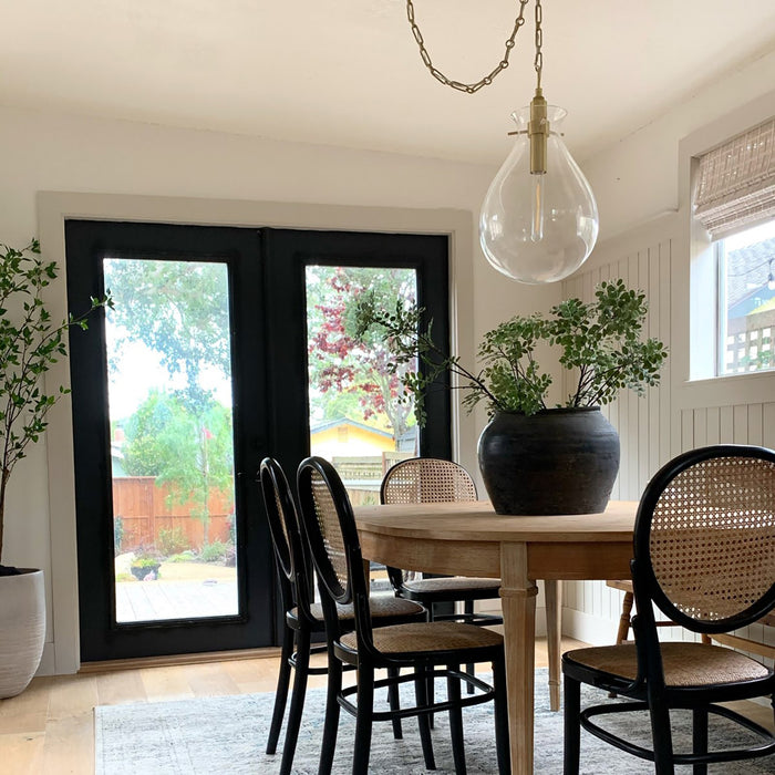 Ivy LED Pendant Light in dining room.
