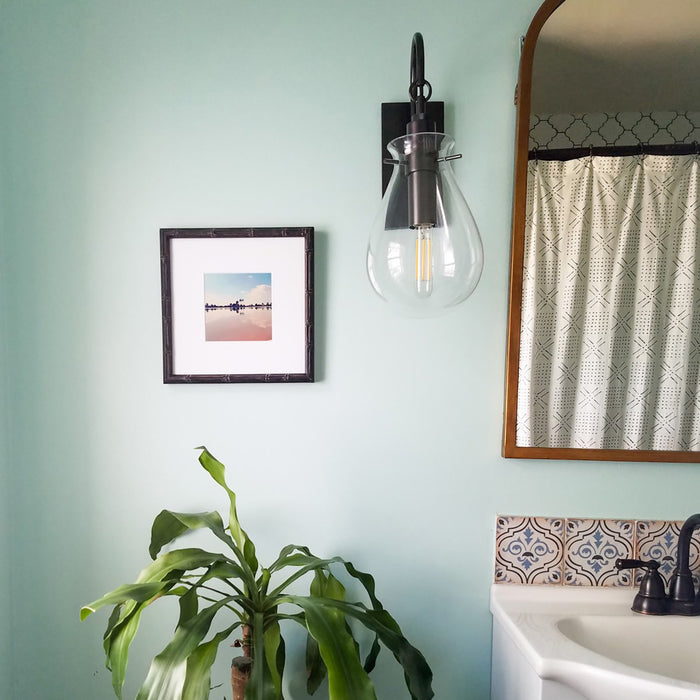 Ivy LED Wall Light in bathroom.