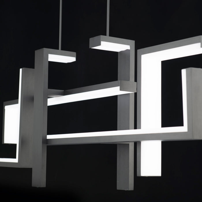Jackal Linear LED Pendant Light in Detail.