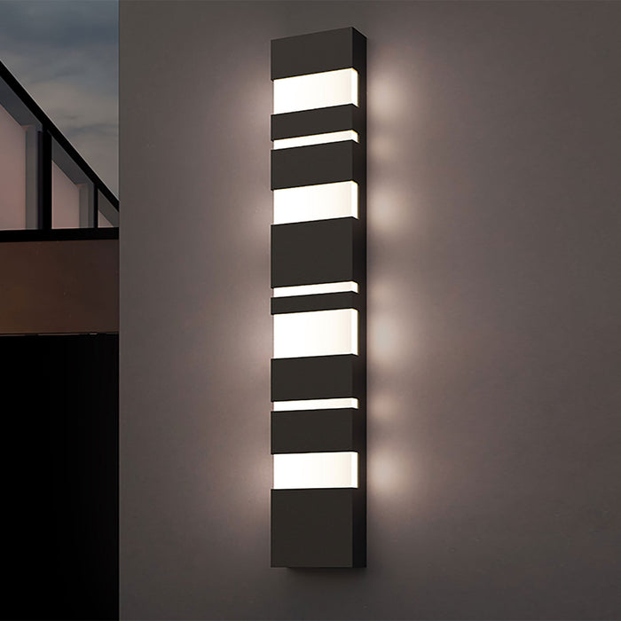 Jazz Notes Outdoor LED Wall Light in outdoor.