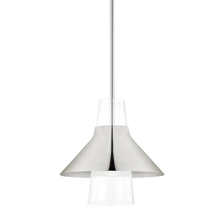 Jessy Pendant Light in Polished Nickel/Small.