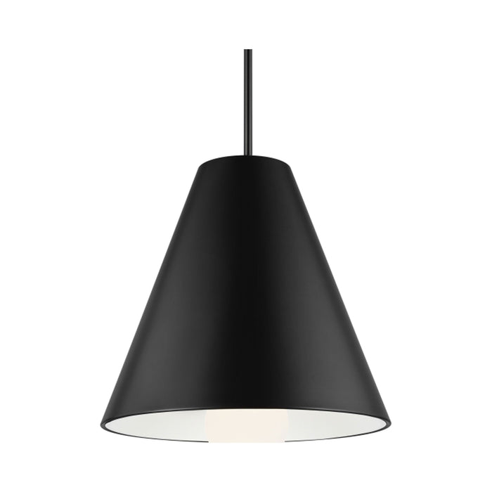 Joni LED Pendant Light in Matte Black (Medium).