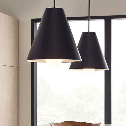 Joni LED Pendant Light in dining room.