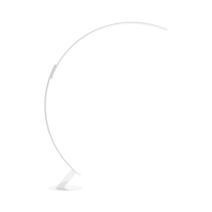 Kyudo LED Floor Lamp in White.