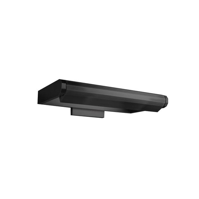 Kent LED Swing Arm Wall Light in Black/Small.