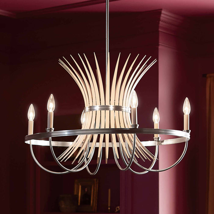 Baile Chandelier in dining room.