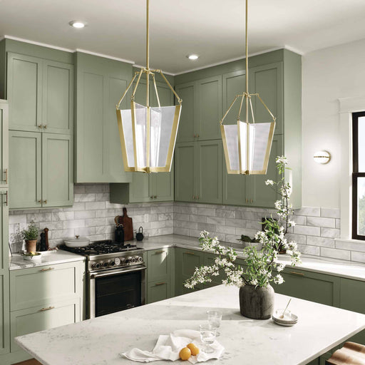 Calters LED Pendant Light in kitchen.