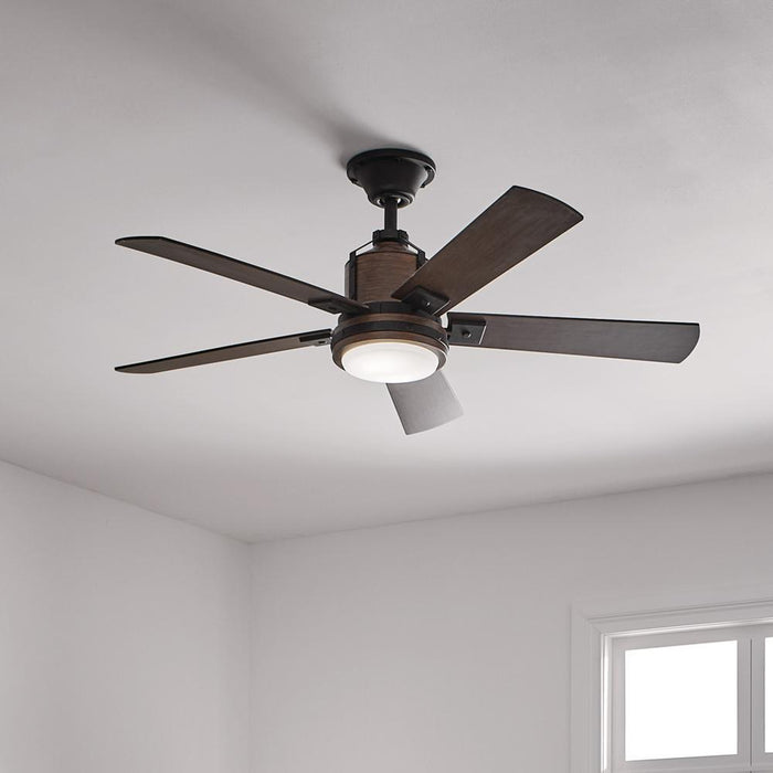 Colerne LED Ceiling Fan in living room.