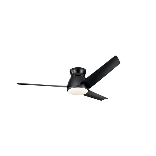 Eris LED Ceiling Fan in Satin Black.