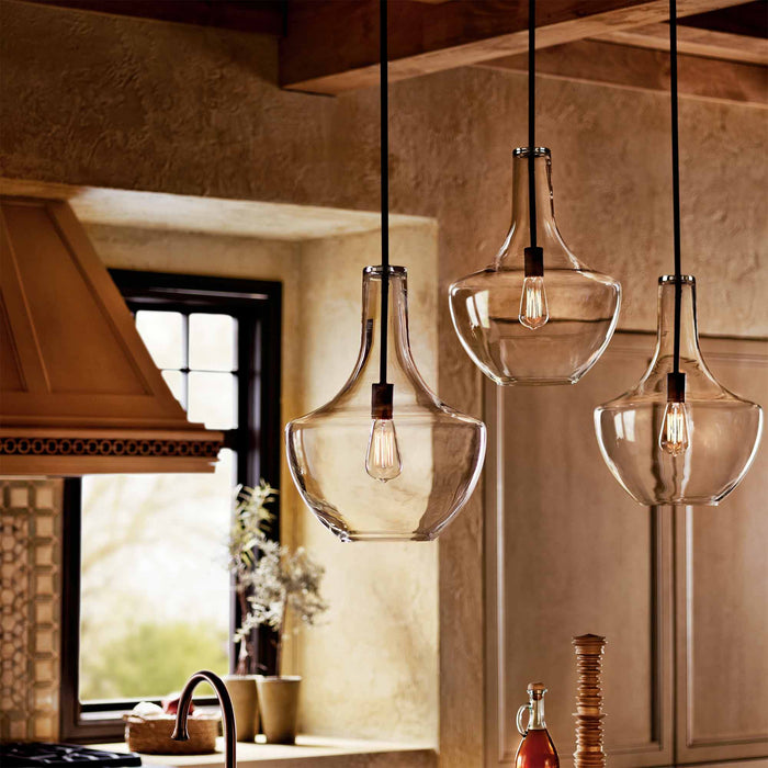 Everly Bell Pendant Light in kitchen.