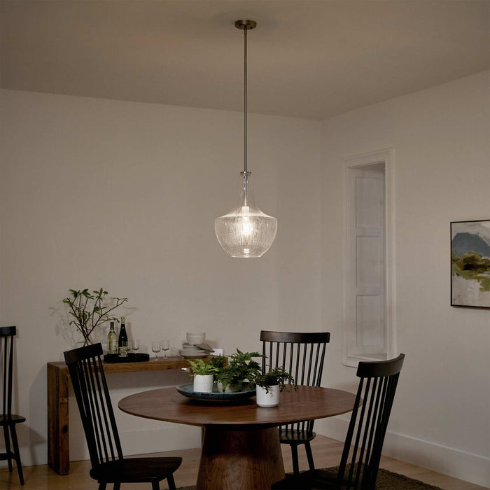Everly Bell Pendant Light in dining room.
