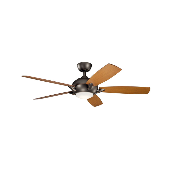 Geno LED Ceiling Fan in Olde Bronze.