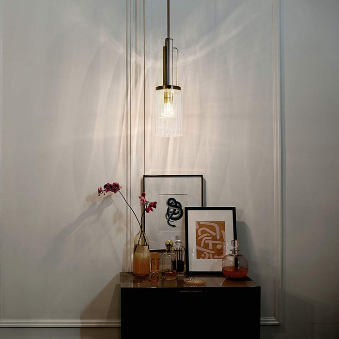Kimrose Mini Pendant Light in bedroom.