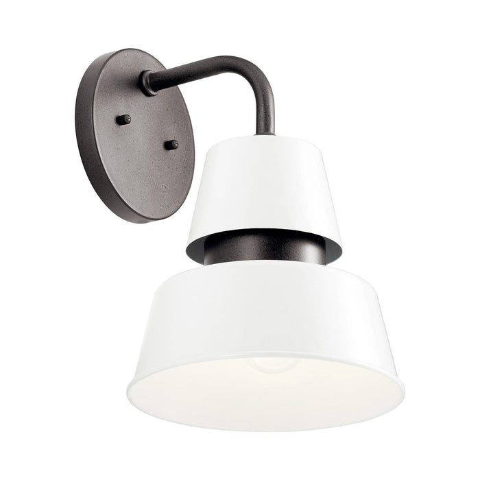 Lozano Outdoor Wall Light in Large/White.