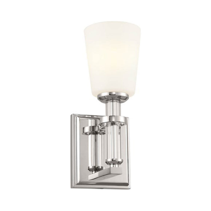 Rosalind Bath Wall Light in Brushed Natural Brass.