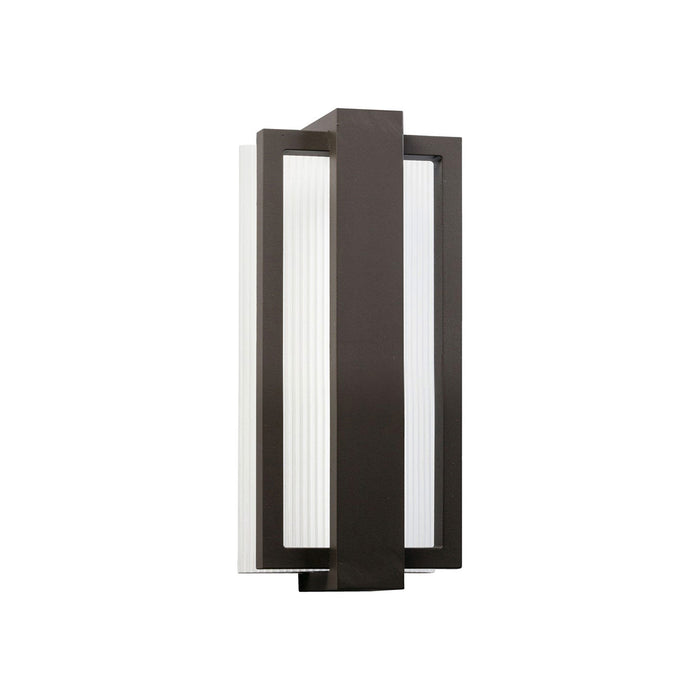 Sedo Outdoor Led Wall Light in Architectural Bronze (12.25-Inch).