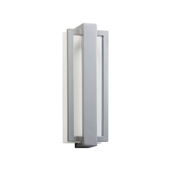 Sedo Outdoor Led Wall Light in Platinum (18.25-Inch).