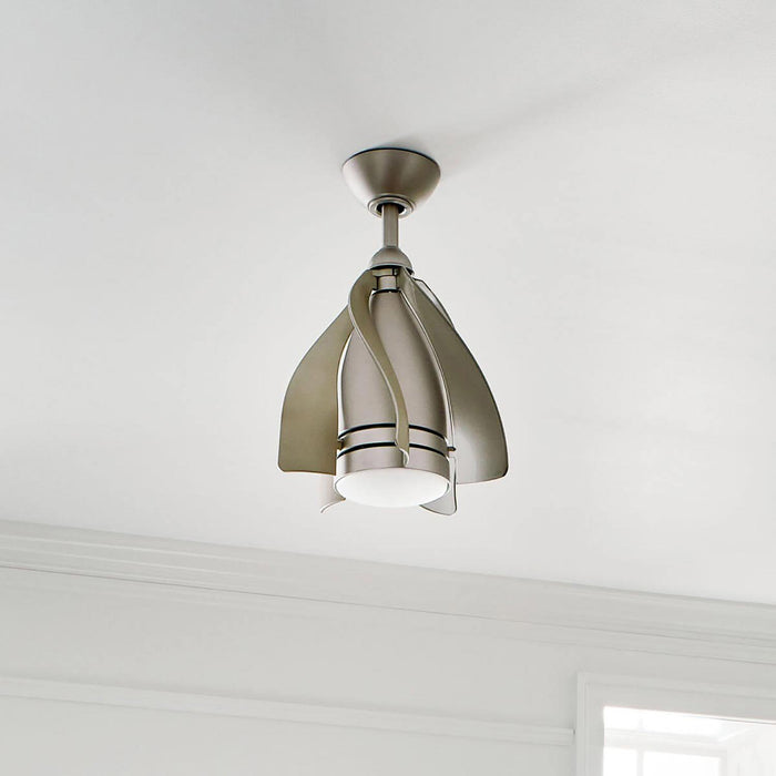 Terna LED Ceiling Fan in bedroom.