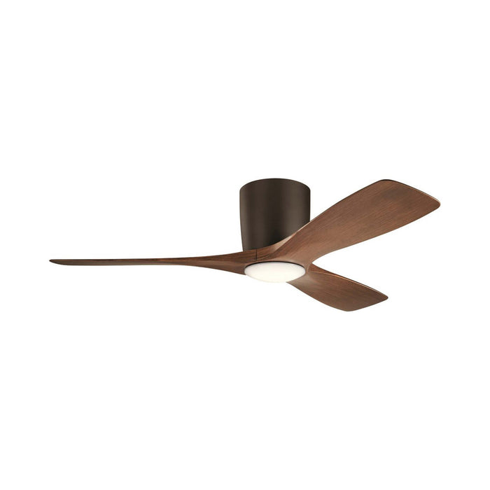 Volos LED Ceiling Fan in Satin Natural Bronze.