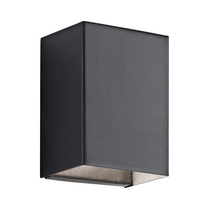 Walden Outdoor Led Wall Light in Textured Black (7.25-Inch).