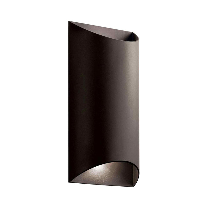 Wesley LED Outdoor Wall Light in Textured Architectural Bronze (2-Light).
