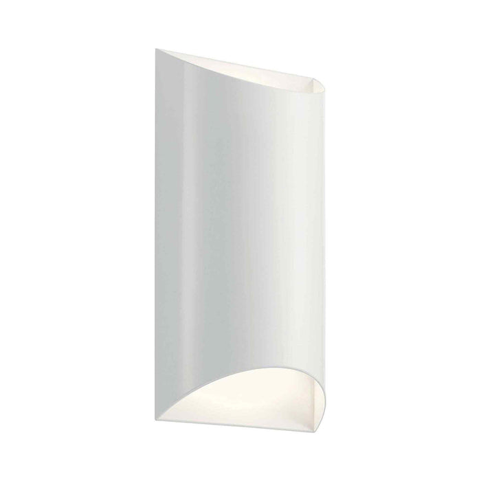 Wesley LED Outdoor Wall Light in White (2-Light).