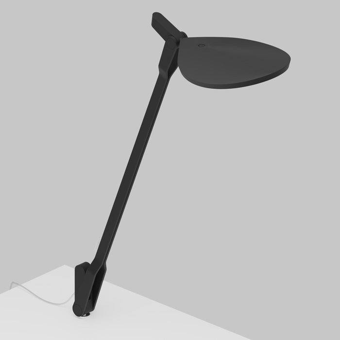 Splitty LED Desk Lamp in Matte Black/Through-Table Mount .