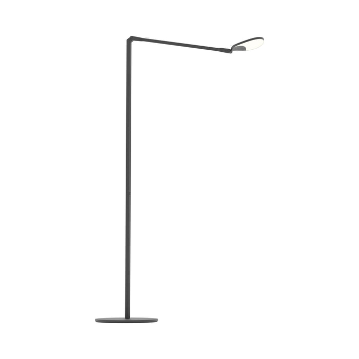 Splitty LED Floor Lamp in Matte Black.