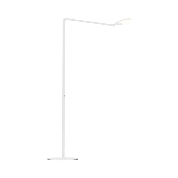 Splitty LED Floor Lamp in Matte White.
