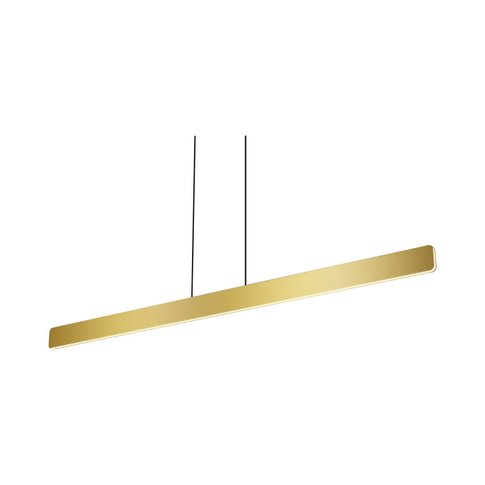 Sub LED Linear Pendant Light in Gold.