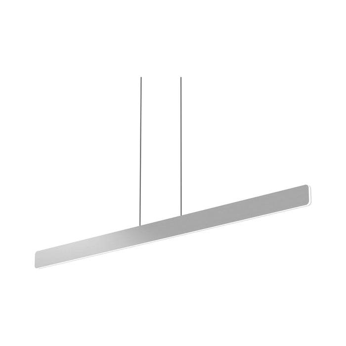 Sub LED Linear Pendant Light in Silver.