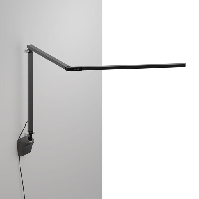 Z-Bar LED Desk Lamp in Silver/Power Base.