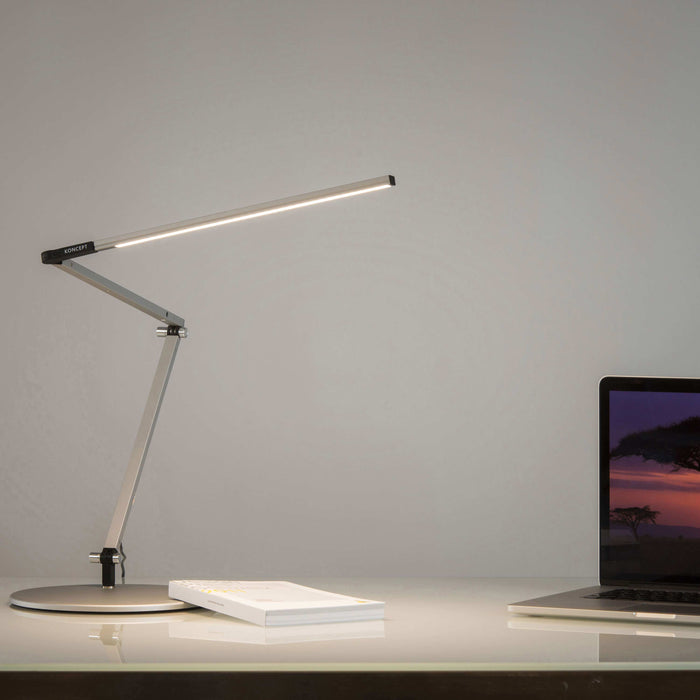 Z-Bar Slim LED Desk Lamp in office.