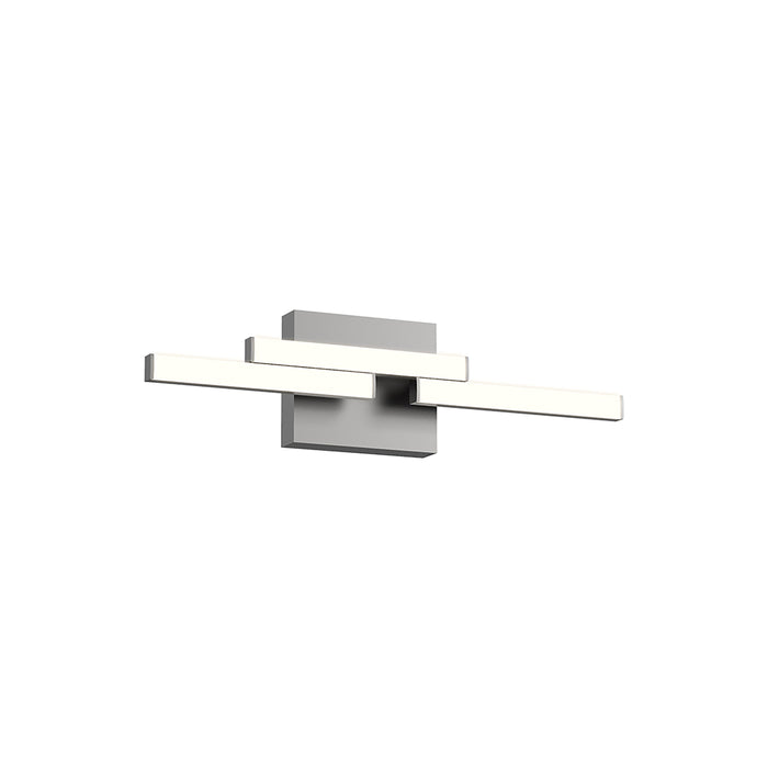 Anello Minor LED Bath Vanity Light in Small/Brushed Nickel.