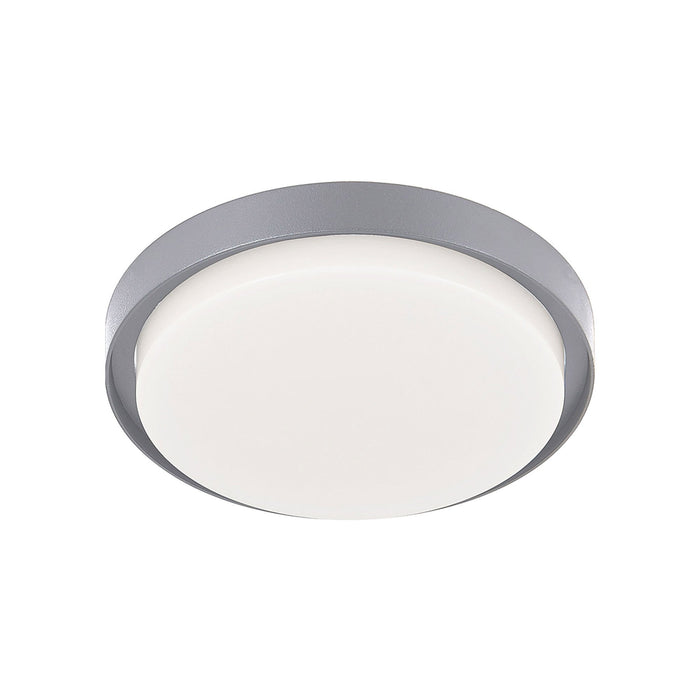 Bailey LED Flush Mount Ceiling Light in Medium/Gray.
