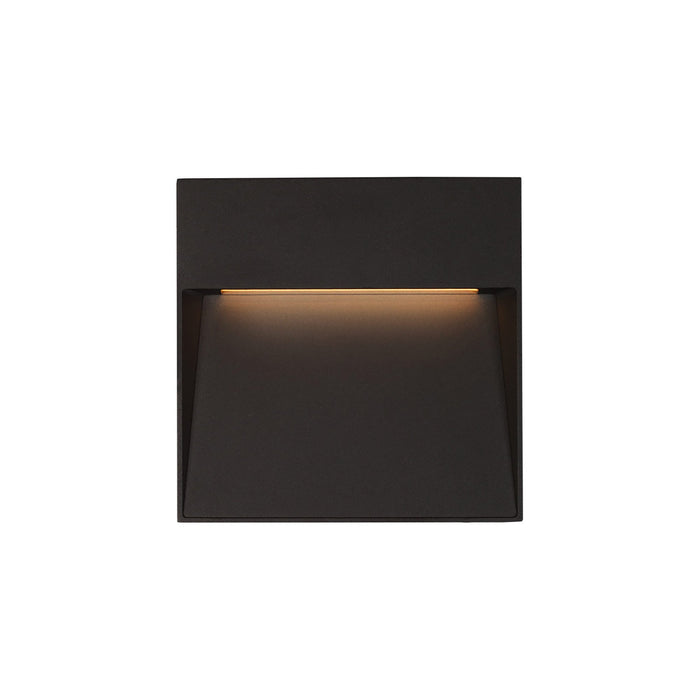 Casa Outdoor LED Wall Light in 4.5-Inch/Black.