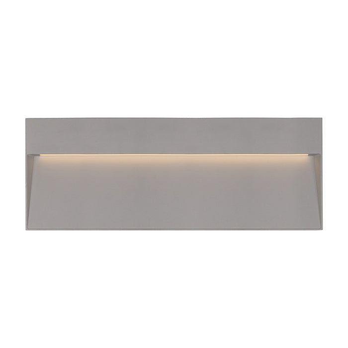Casa Outdoor LED Wall Light in 12-Inch/Grey.