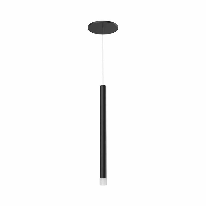 Elixir LED Pendant Light in Acrylic/Black.