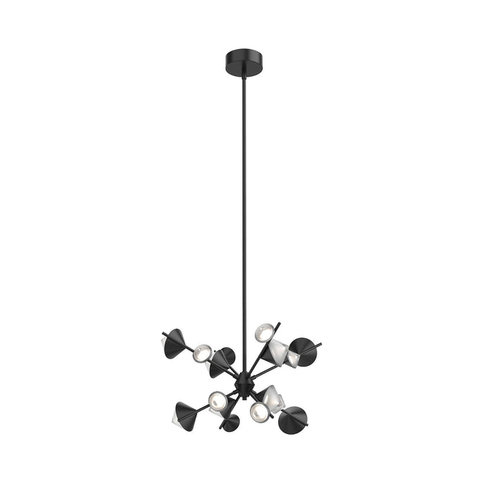 Geode LED Chandelier in Small/Black.