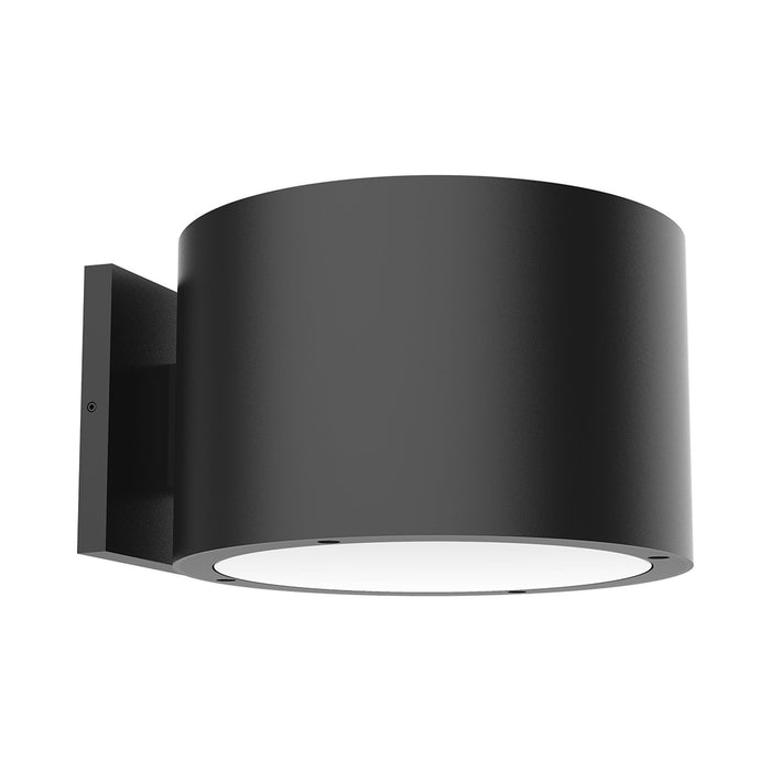 Lamar Outdoor LED Wall Light in Downlight/Large/Black.
