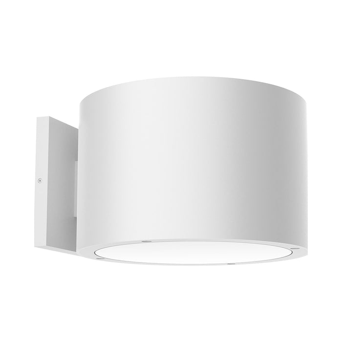 Lamar Outdoor LED Wall Light in Downlight/Large/White.