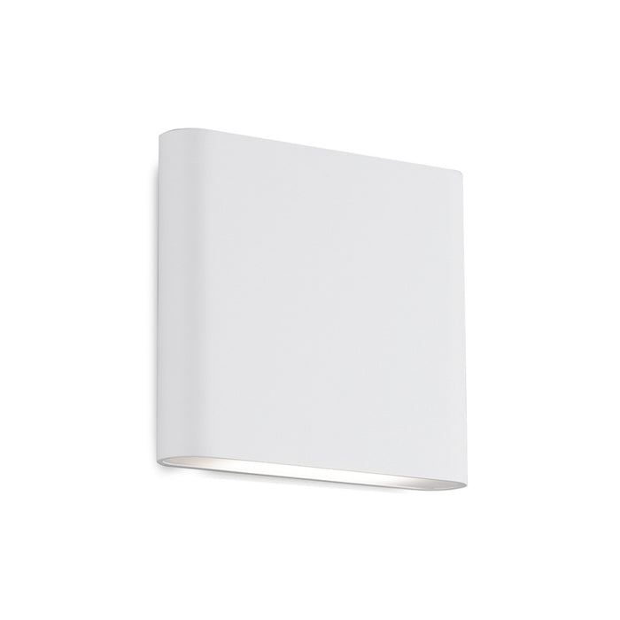 Slate LED Wall Light in White (Small).