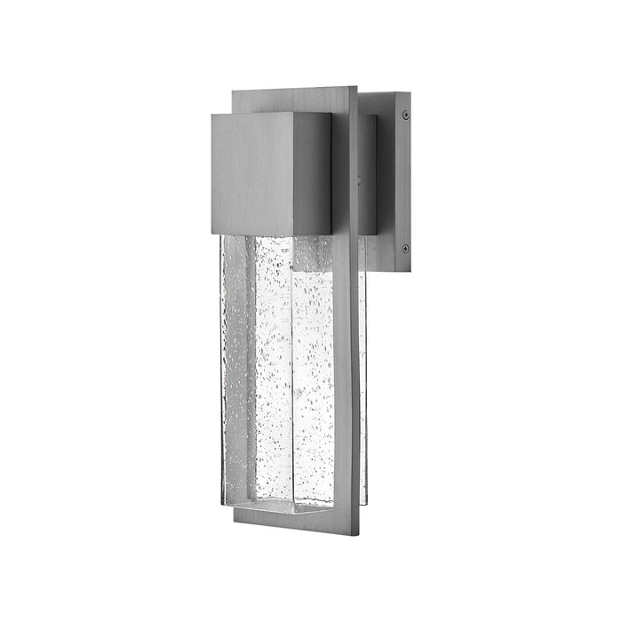 Alex LED Outdoor Wall Light in Antique Brushed Aluminum (Small).