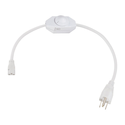 LED Under-Cabinet Power Cord in White.