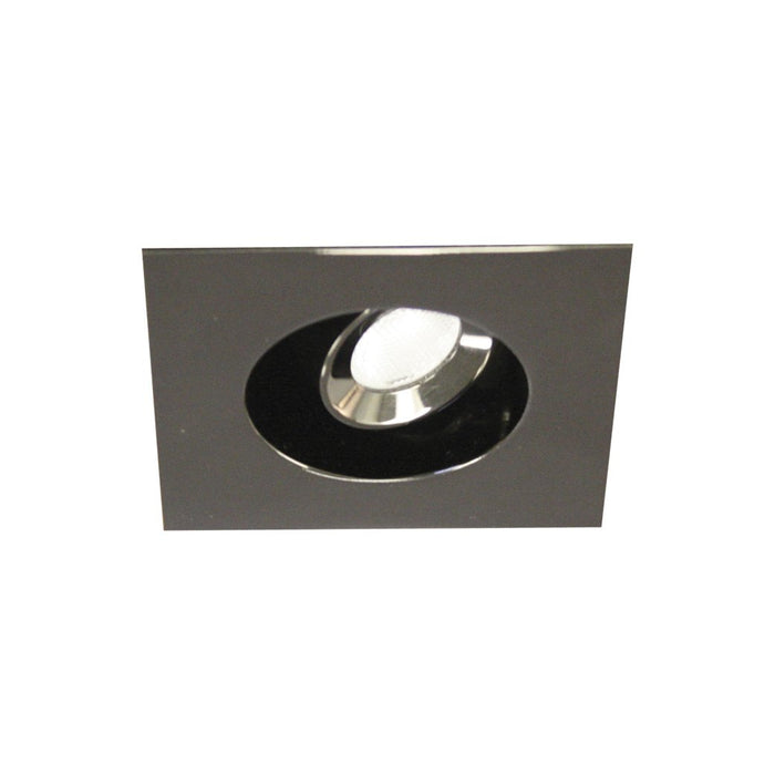 LEDme 1 Inch Square Adjustable LED Downlight in Gun Metal.