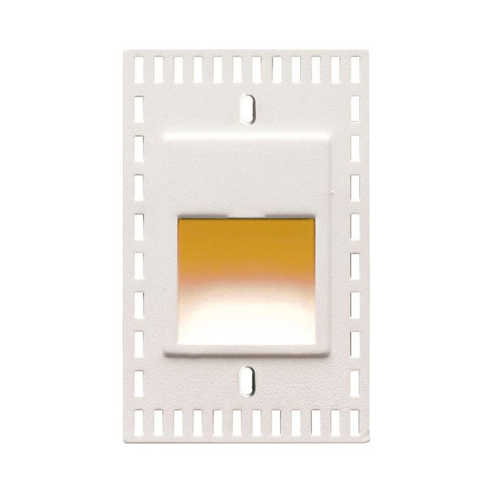 LEDme Vertical LED Trimless Step and Wall Light in Amber.