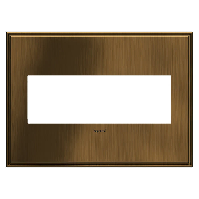 adorne® Cast Metals Wall Plate in Coffee (3-Gang).