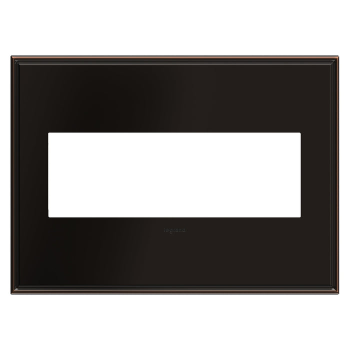 adorne® Cast Metals Wall Plate in Oil Rubbed Bronze (3-Gang).