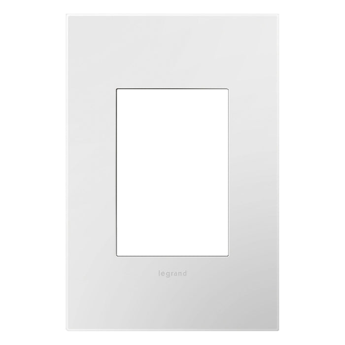 adorne® Plastics Plus 1-Gang Wall Plate in Gloss White.